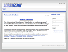 Tablet Screenshot of ideabank.org